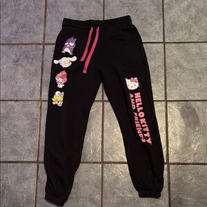 Hello Kitty Black Joggers for Kids